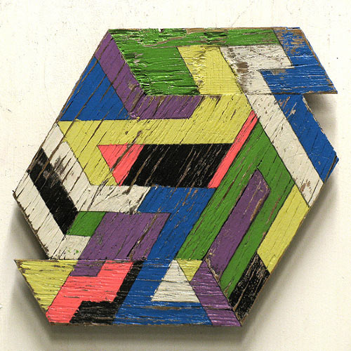 Geometric Wooden Sculptures by Aaron Moran