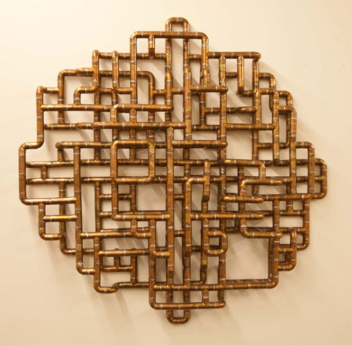 copper pipe art