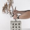 Concrete and Glass Vases by Sergey Makhno