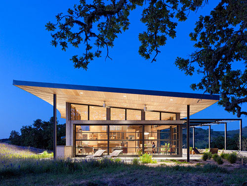 House Made from the Ground it Sits On by Feldman Architecture