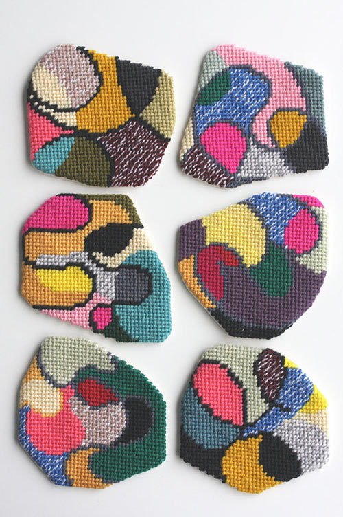 Abstract Needlepoint and Knitting by CRESUS artisanat