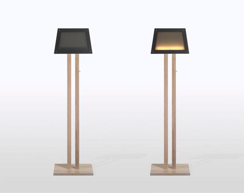 Super Thin Silhouette Lamp by Diogo Frias