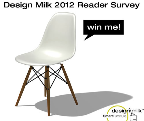 Design Milk 2012 Reader Survey: Win an Eames Chair from Smart Furniture