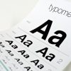 Typometry Eye Exam Chart Poster Tests Your Font Knowledge