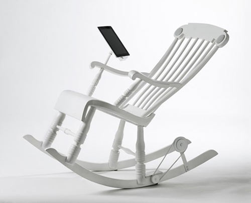 iRock: The World's First Power-Generating iPad Rocking Chair