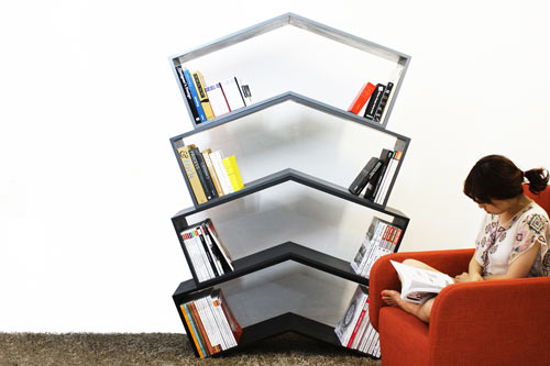 Lean Bookshelf by Monocomplex