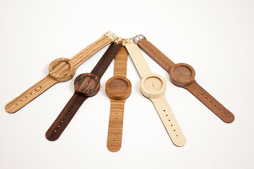 Analog Wood Watches by Lorenzo Buffa