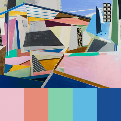 David Collins' Geometric Paintings