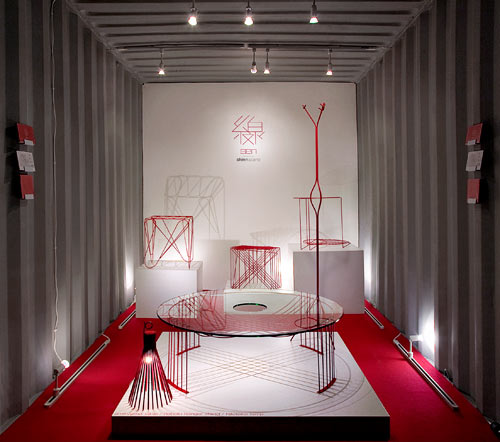 A Nod to Graphic Design: Line Furniture by Shinn Asano