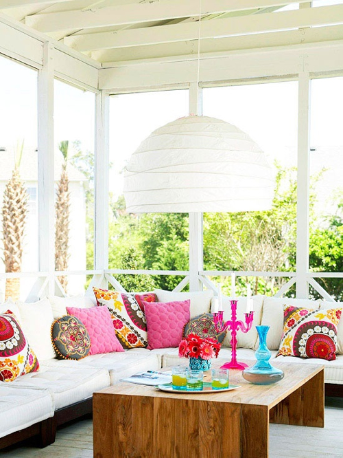 Decorating Ideas 12 White Rooms With Pops Of Color Design