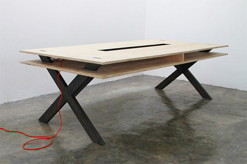 Perfect for Coworking: Work Table 002 by Miguel de la Garza