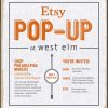 Etsy Pop-Up at west elm Philly Curated by Yours Truly!