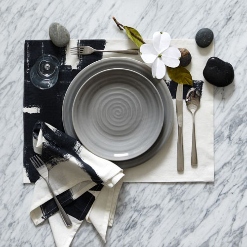Inkbrush Tabletop Textiles from west elm