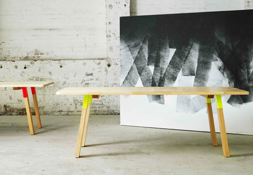 Furniture with Pops of Color by Koskela