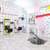 Daring 80s Style Hair Salons in Slovenia by Kitsch-Nitsch