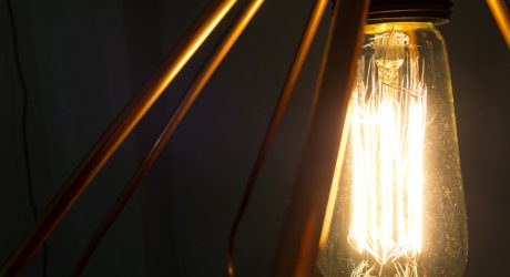 Make It Modern: DIY Copper Geometric Pendant Lamp