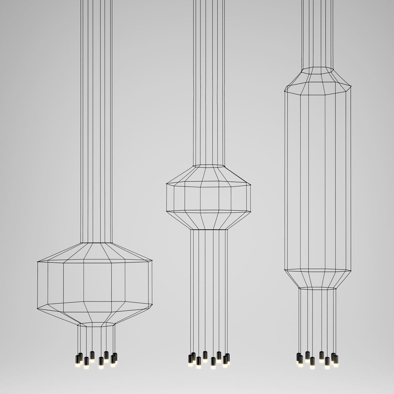 Lighted Line Drawings: WIREFLOW by Arik Levy for Vibia