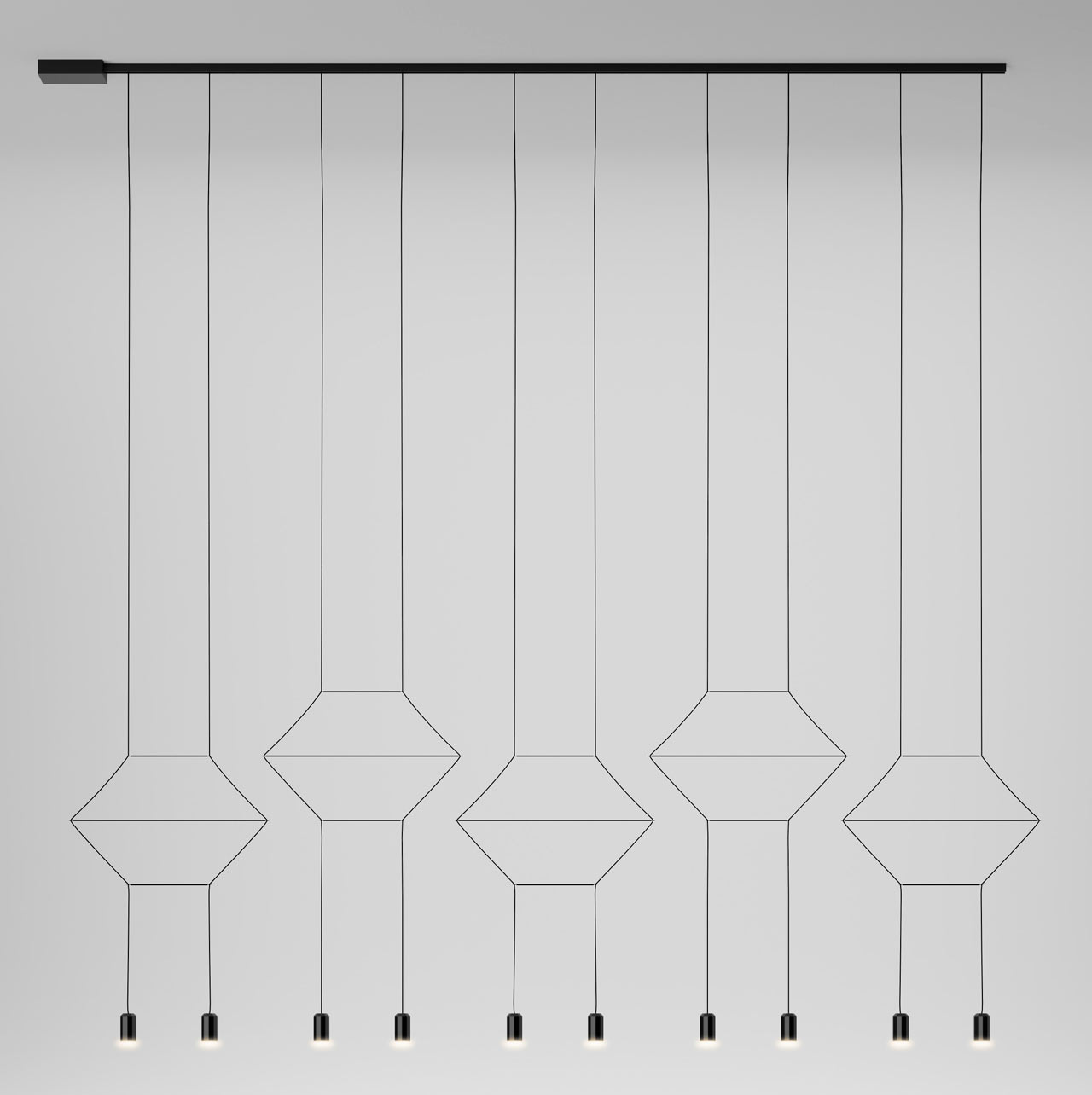 Lighted Line Drawings: WIREFLOW by Arik Levy for Vibia