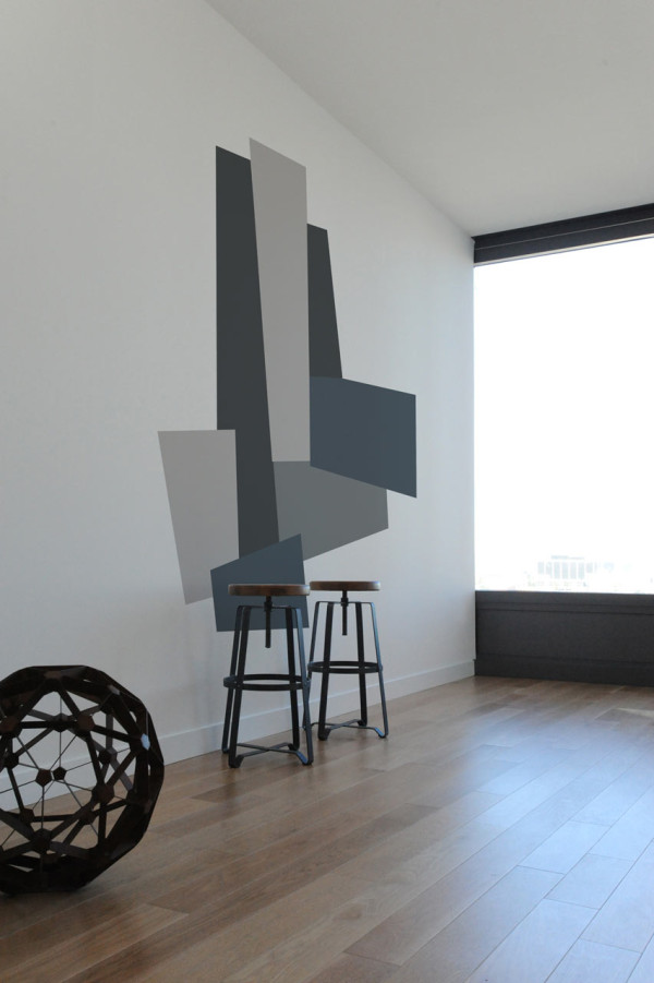 Color Block Parallel by Mina Javid Wall Graphic - Gray | by BLIK