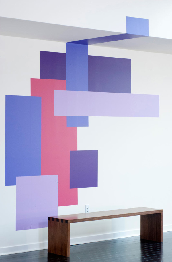 Color Block Parallel by Mina Javid Wall Graphic - Purple | by BLIK