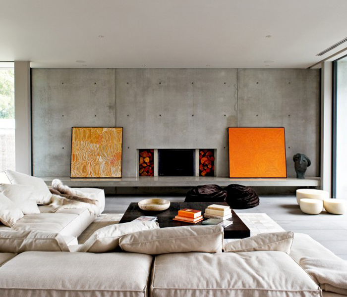 Interior Design Ideas: 12 Concrete Interiors