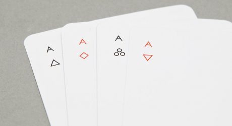 Minimalist Iota Playing Cards by Joe Doucet