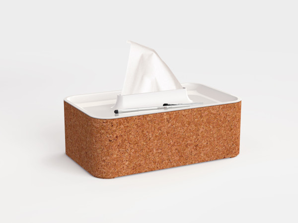 modern cork tissue box