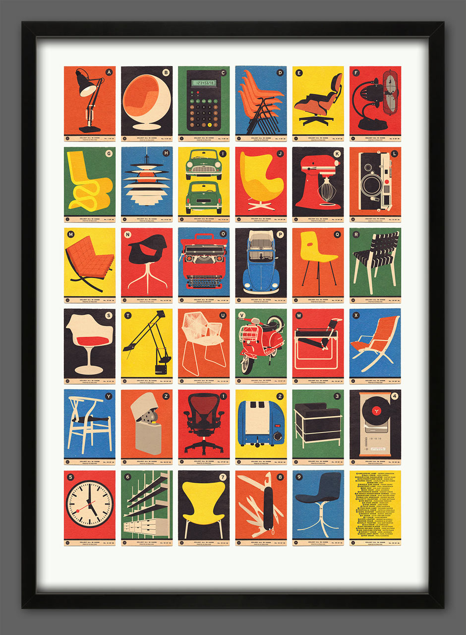 Vintage-Style A to Z Prints by 67 Inc