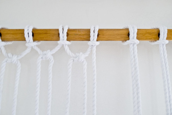 DIY Two-Tone Sail Rope Hammock