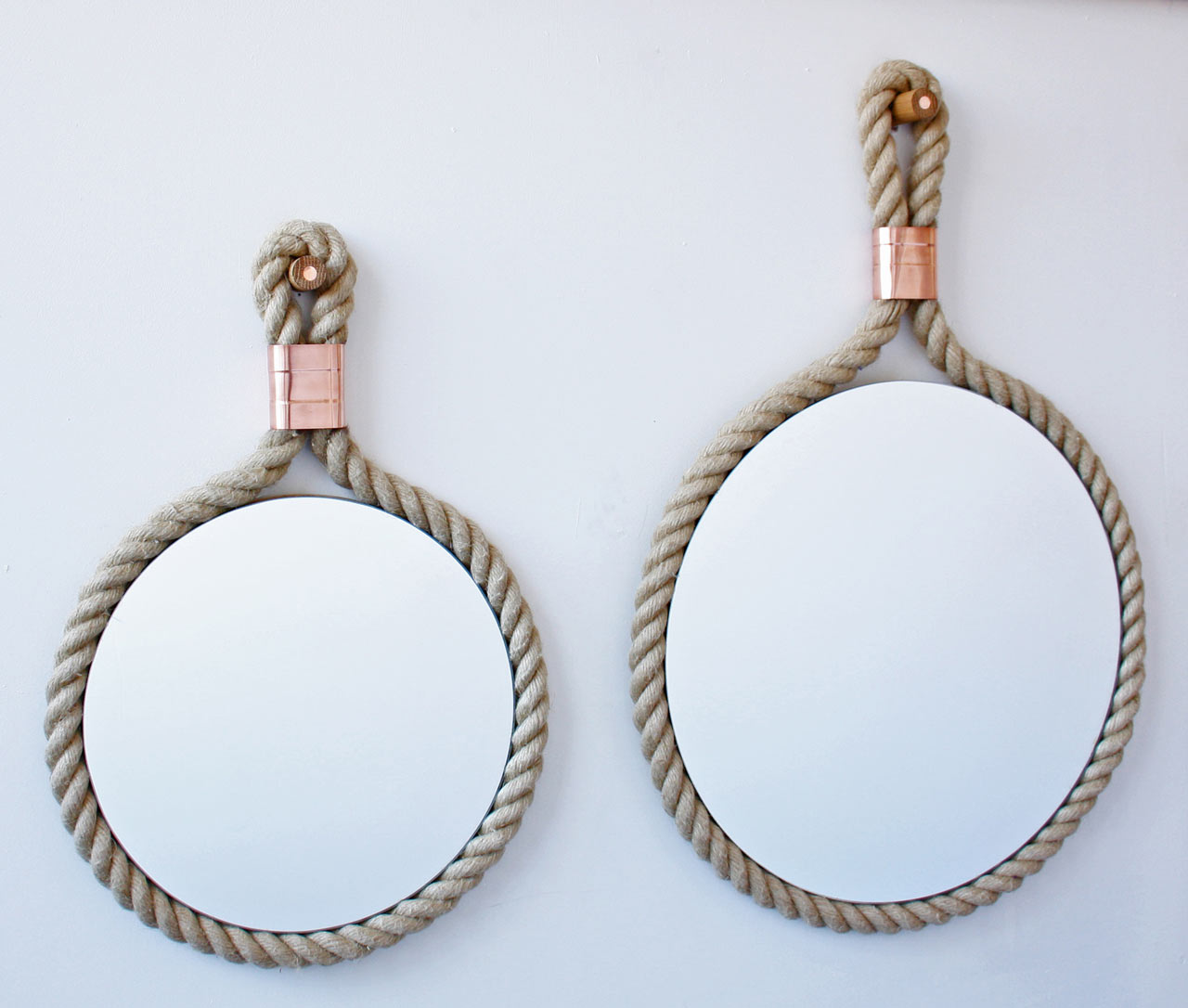 Copper & Rope: CR Mirrors by Miles Dexter
