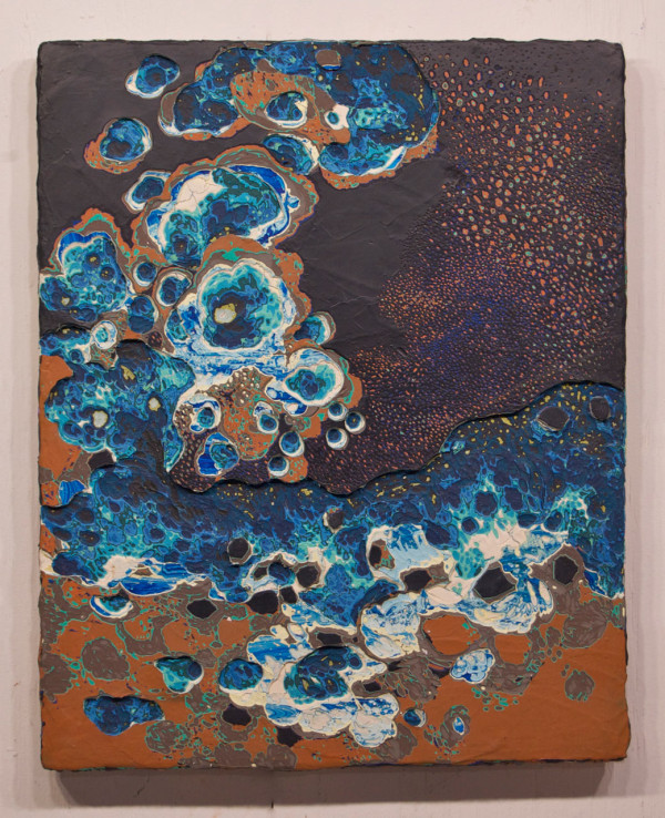 "Deep Blue" Acrylic on Panel, 24x20