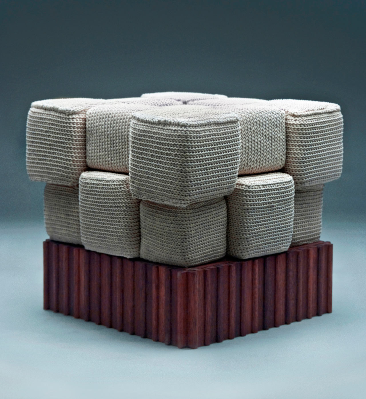 Creative Furniture Made of Yarn and Thread