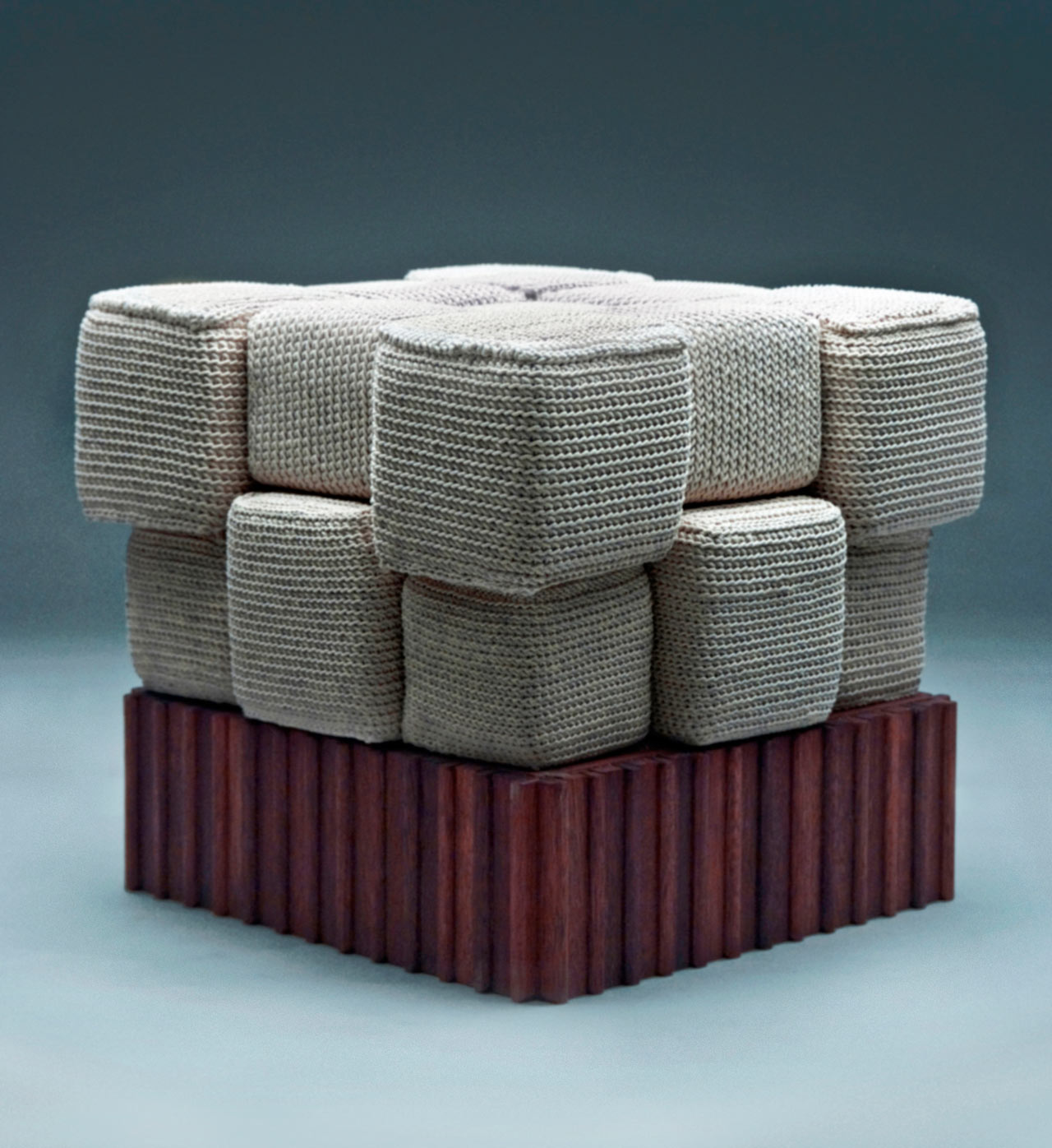 Creative Furniture Made of Yarn and Thread 