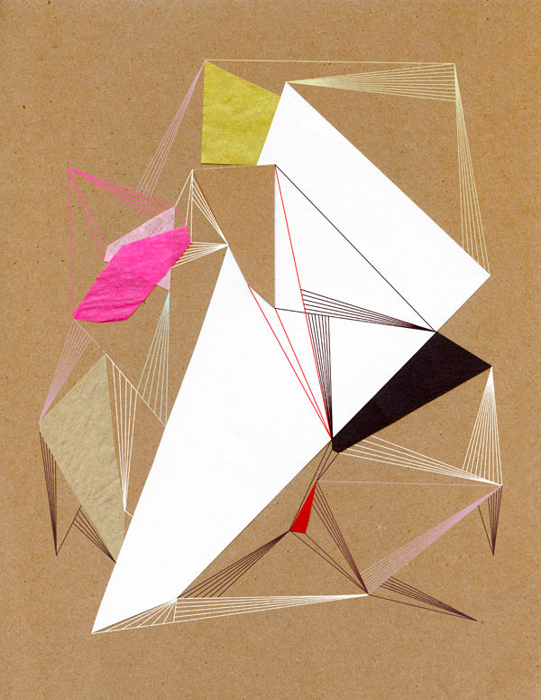 Constellations Geometric Collages by Chad Wys