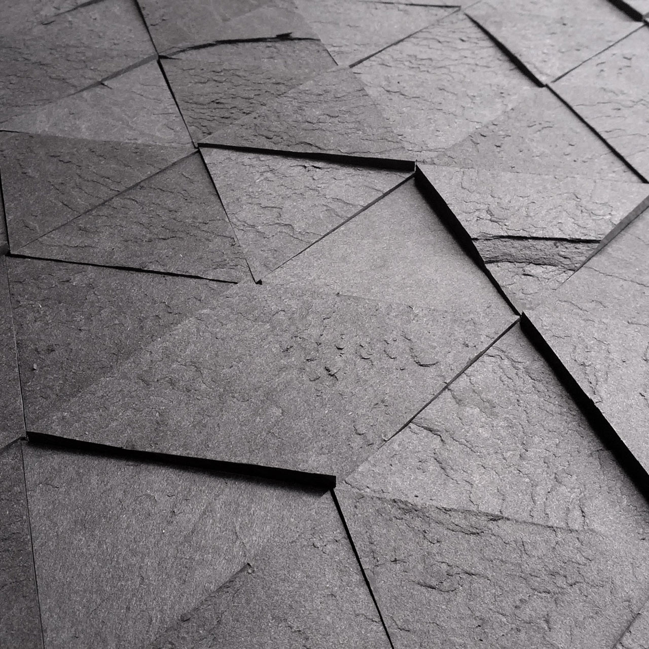 Slate-like Tiles Made From Recycled Scrap Paper Laminate