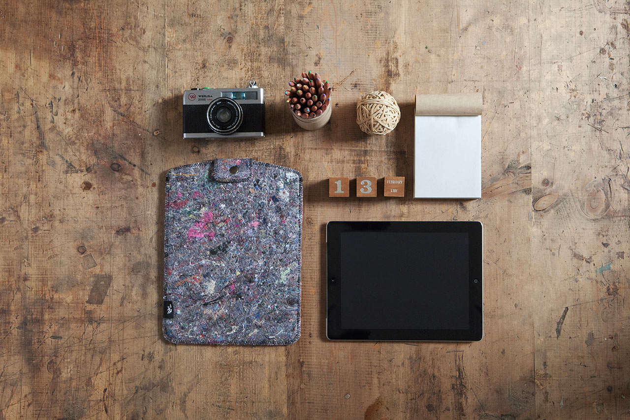 SHRED: Tech Cases Made from 100% Recycled Textile Waste