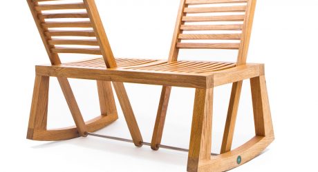 Double View Bench by Chloe De La Chaise