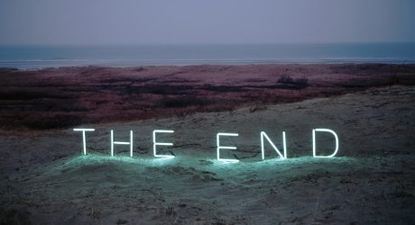 Neon Type Installations in Nature by Jung Lee
