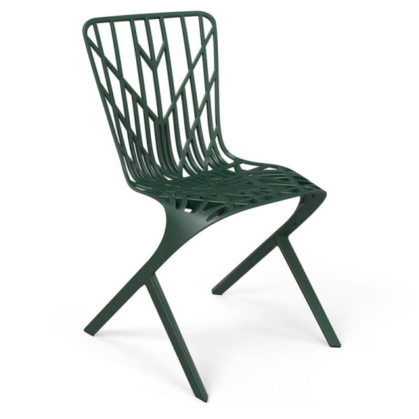 Knoll-David-Adjaye-Washington-3-Skeleton-Aluminum-Chair-Green