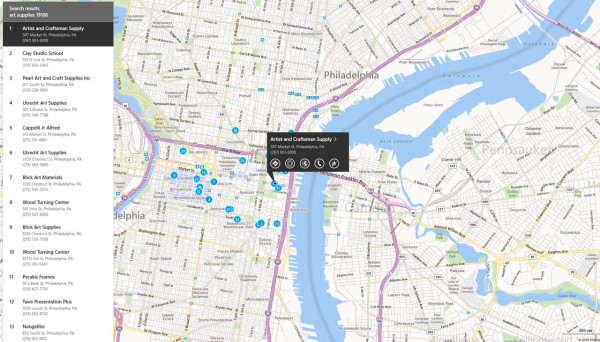 Bing-Maps-for-Philadelphia-Art-Supplies