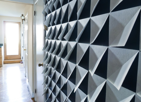 DIY 3D Felt Wall Panels