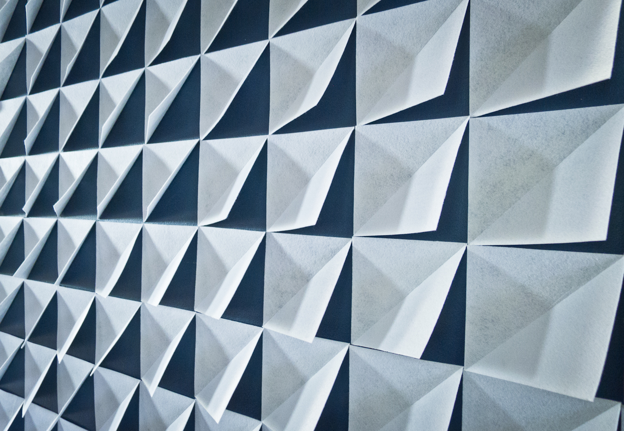 Make it Modern: DIY 3D Felt Wall Panels