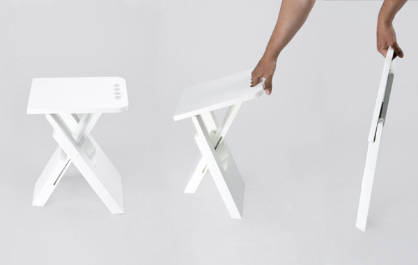 compact foldable stool