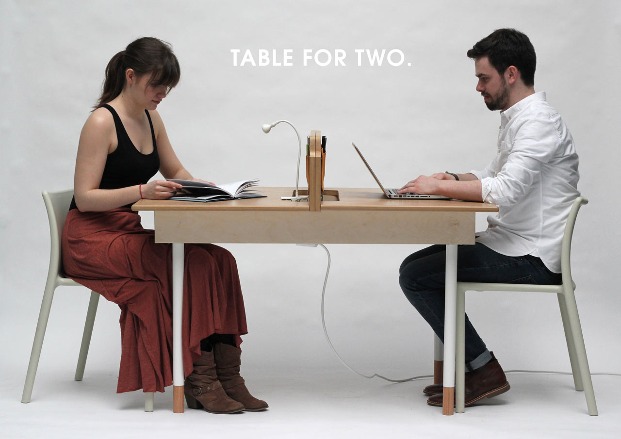 A Working Desk For Two & A Dining Table For Six