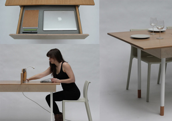 A Working Desk For Two A Dining Table For Six Design Milk