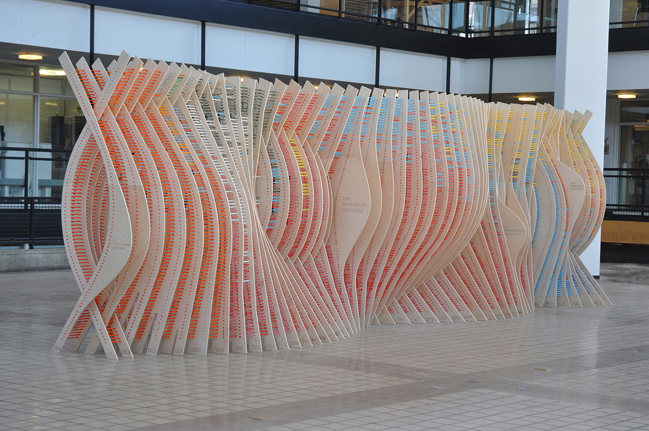 An Installation Made from 8,080 Colored Pencils