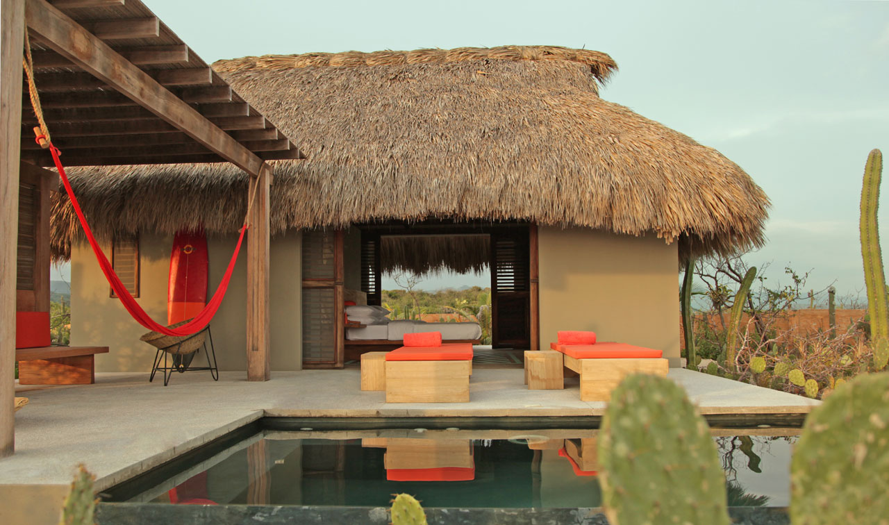 A Secluded Beach Hut Village on Mexico’s Coast