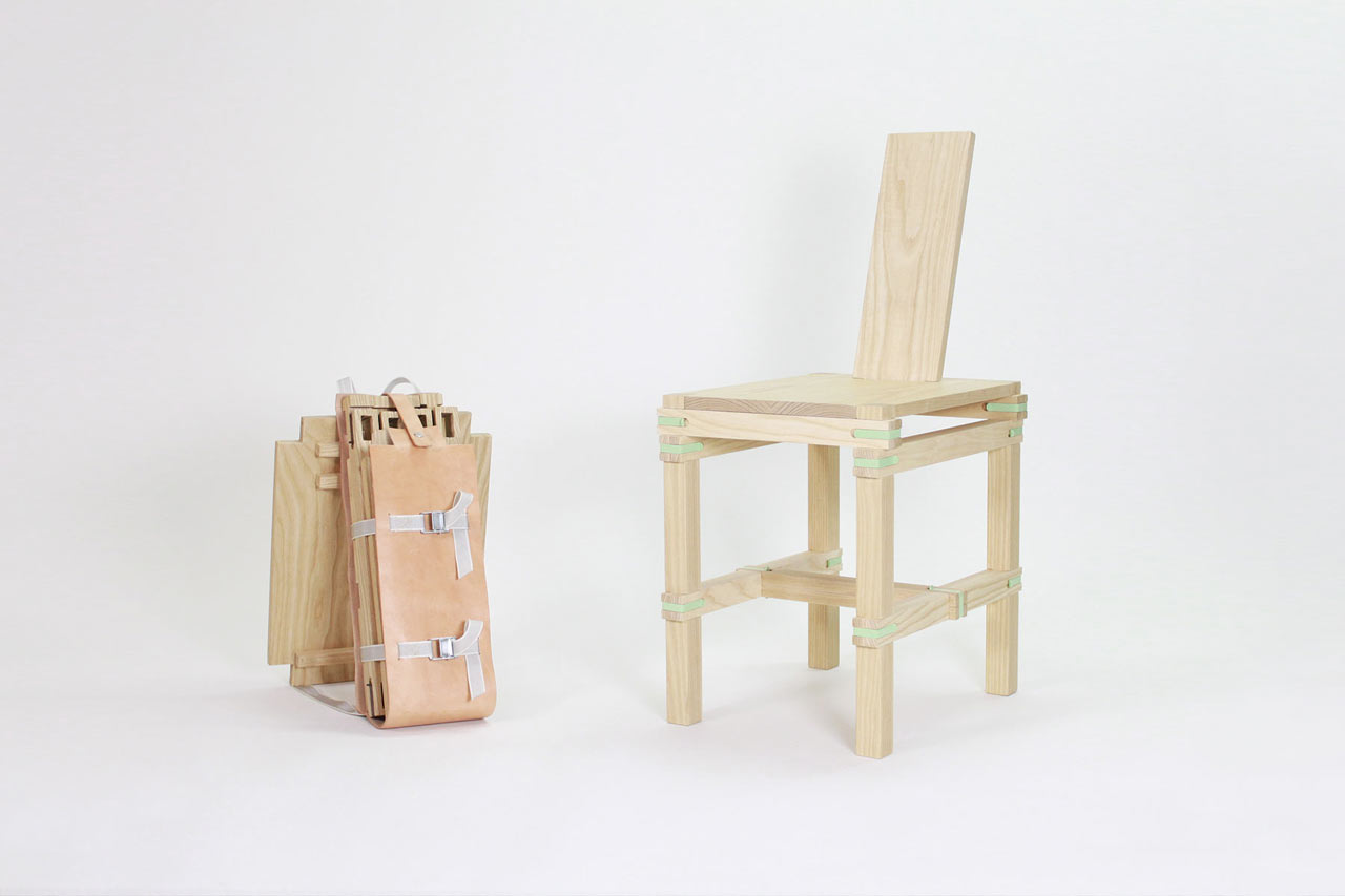 Nomadic Chair: A Temporary Seat for One Person