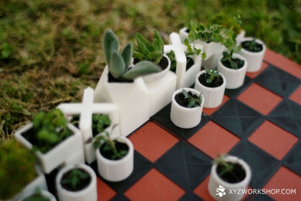 3D Printed Details about   Spice/Herb Planter Chess Pieces Single Set