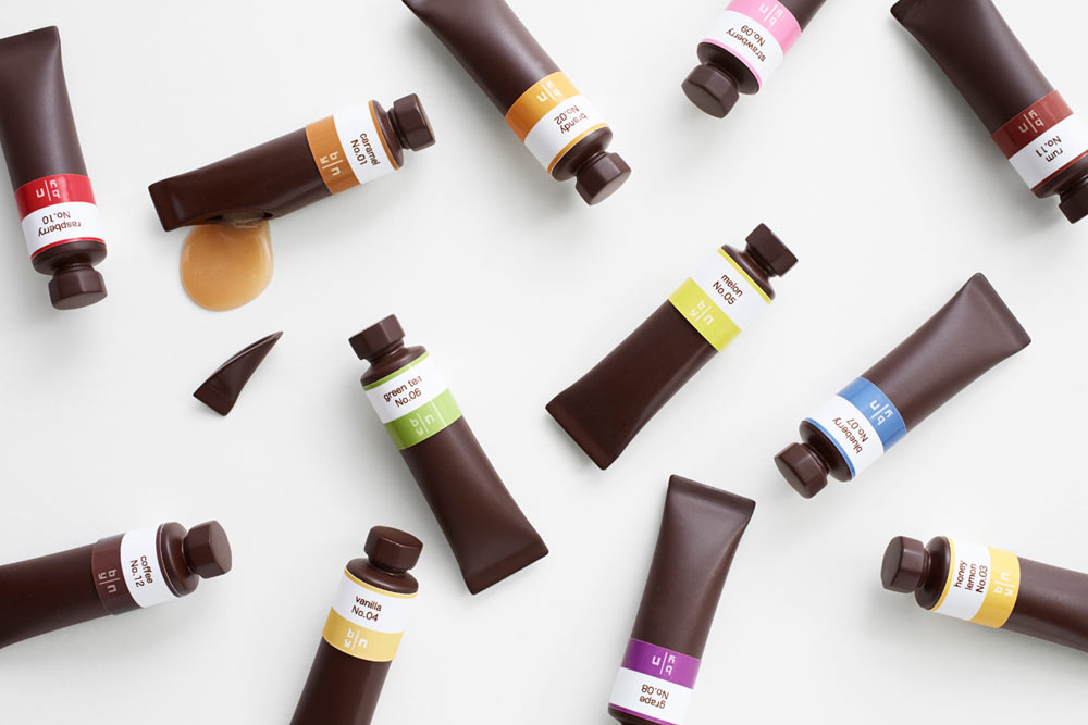 Chocolates That Look Like a Set of Oil Paints